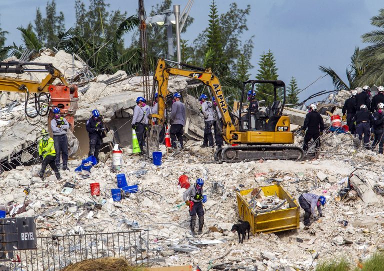 The bodies of two nieces of the first lady of Paraguay found in the collapsed building in Florida