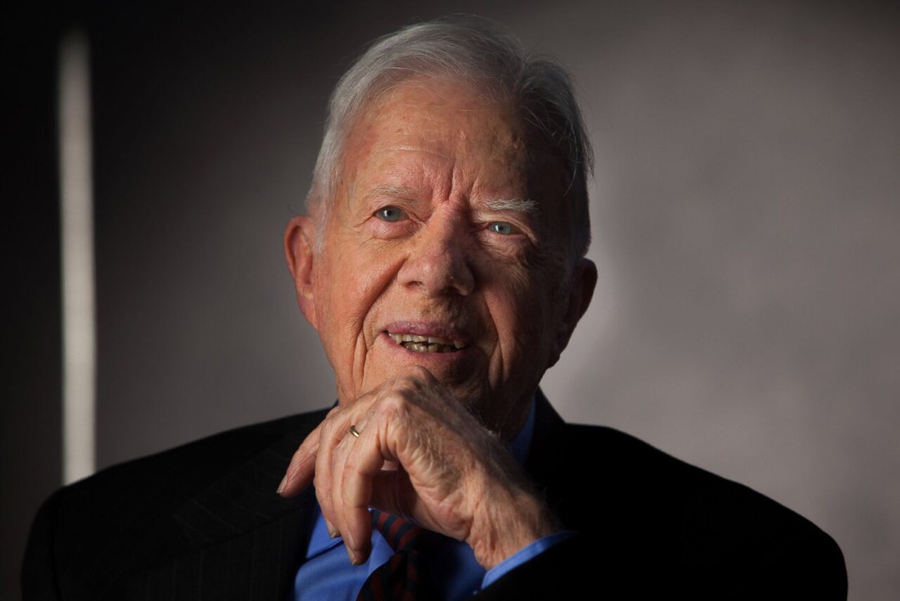 Former President Jimmy Carter votes for Kamala Harris, one of his last